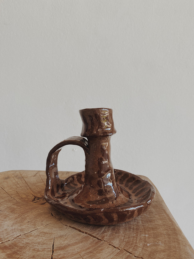 Hand painted candle holders