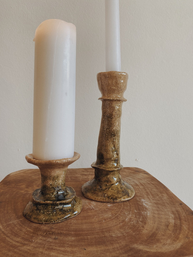 Organic candle holders