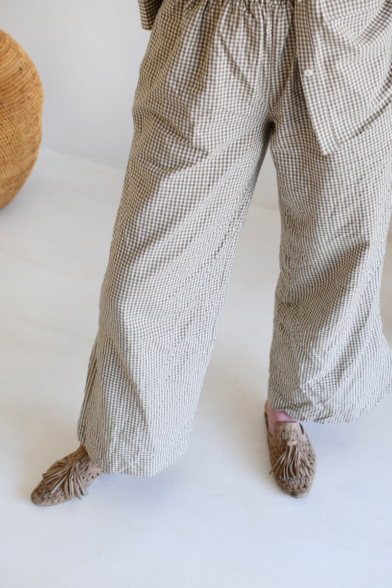 Ukiyo trouser | Brown check
