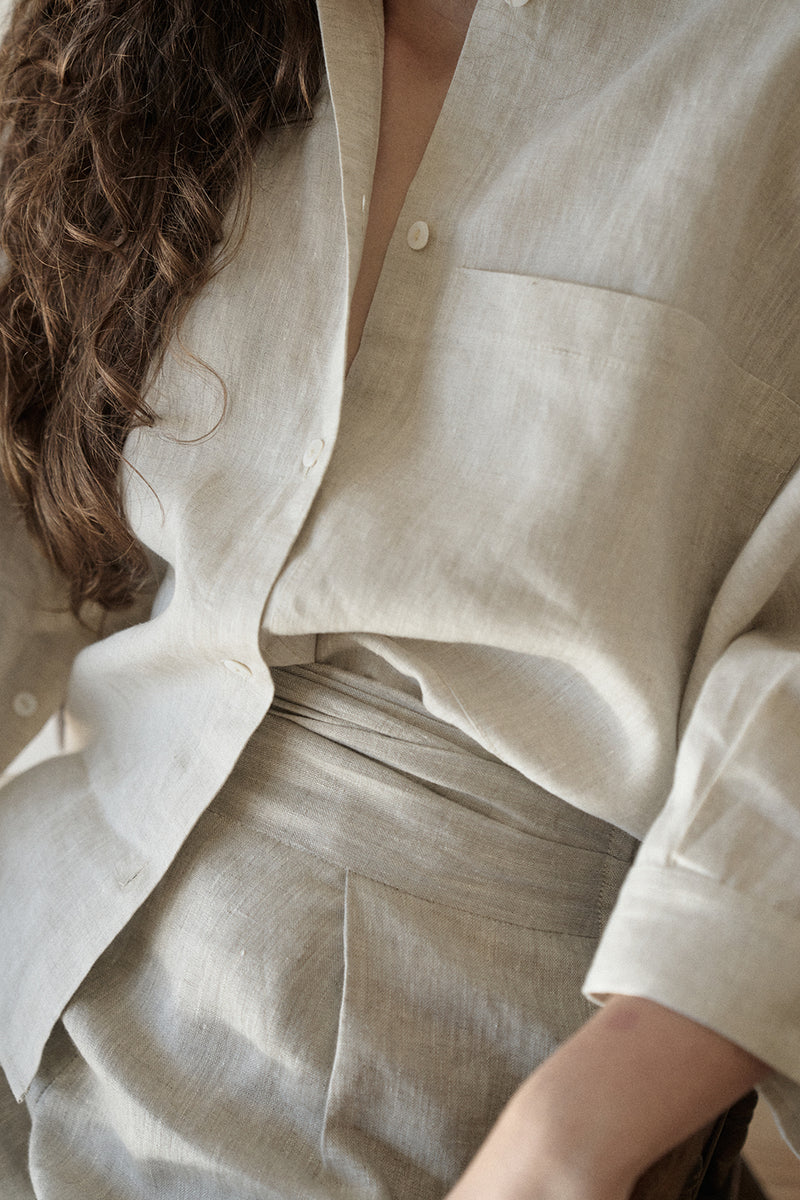 Ukiyo shirt | Oatmeal