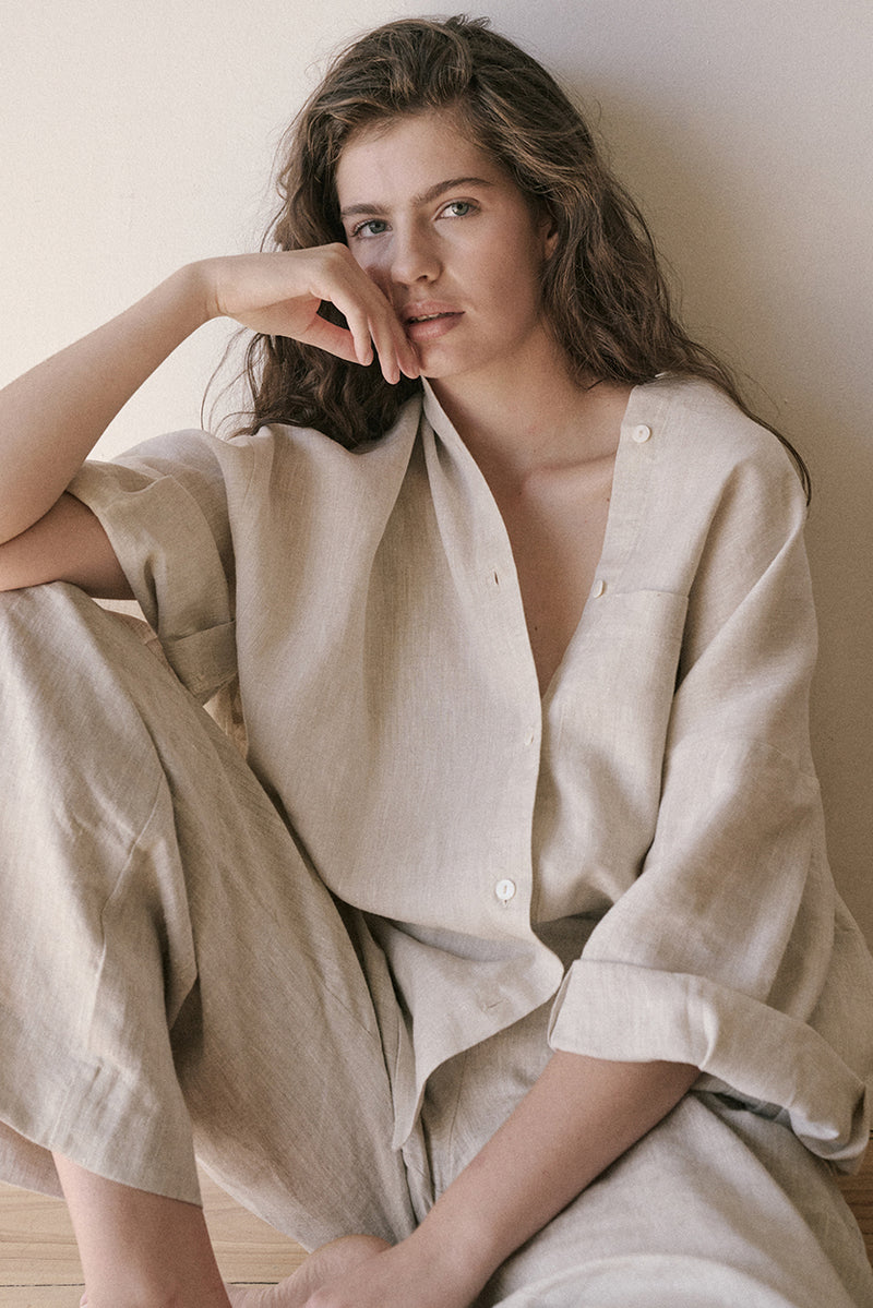 Ukiyo shirt | Oatmeal