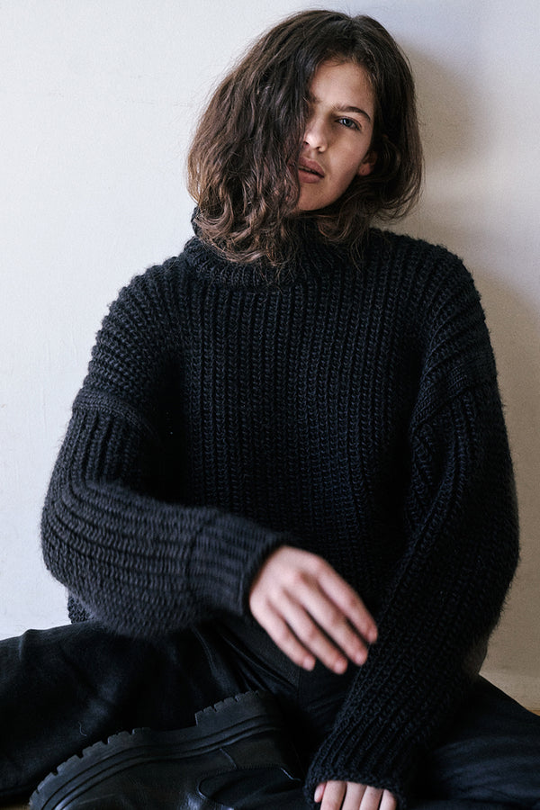 The Knit Jersey | Ink (sample)