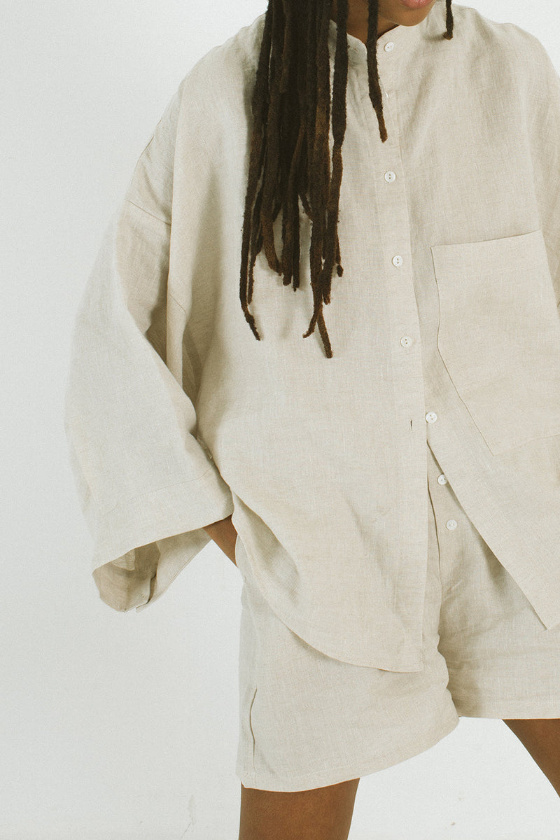 Ukiyo shirt | Oatmeal